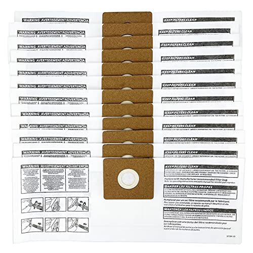 12 Pack Type B Vacuum Filter Bag Compatible with Shop Vac 2-2.5 Gallon All Aroun gallery