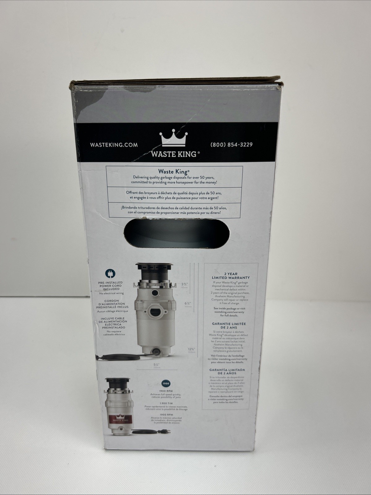 Waste King L-111 1/3 HP Continuous Feed Garbage Disposal gallery
