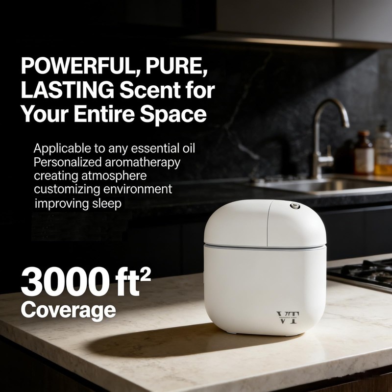Waterless Essential Oil Diffuser 3000 Sq.Ft,Home Hotel Office Use,Cold Air Sc... gallery