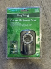 Merry Brite Mechanical Timer All Weather outdoor 2-8 Hours setting options
