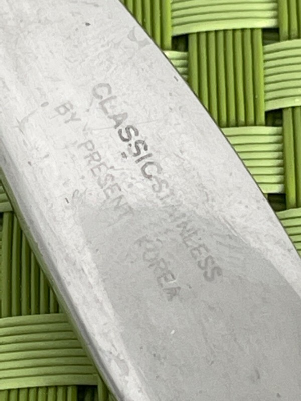 Present PTC4 Classic Stainless Teaspoon Glossy Korea Flatware B63G gallery