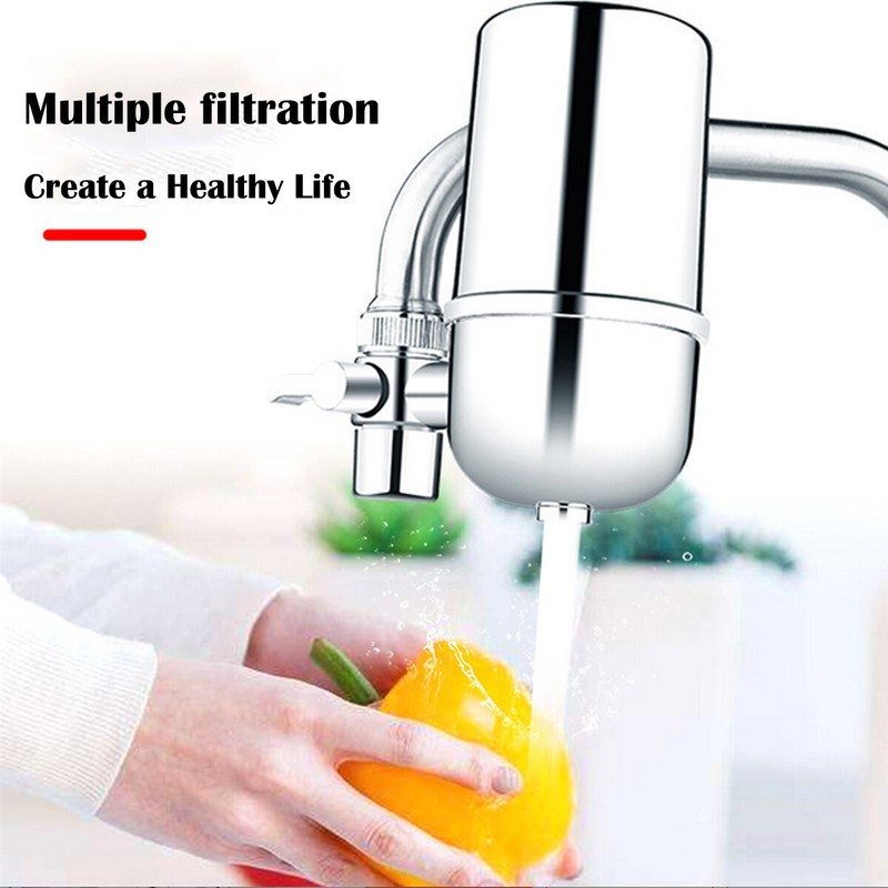 Faucet Water Filter For Kitchen Sink Or Bathroom Mount Filtration Tap Purifier gallery