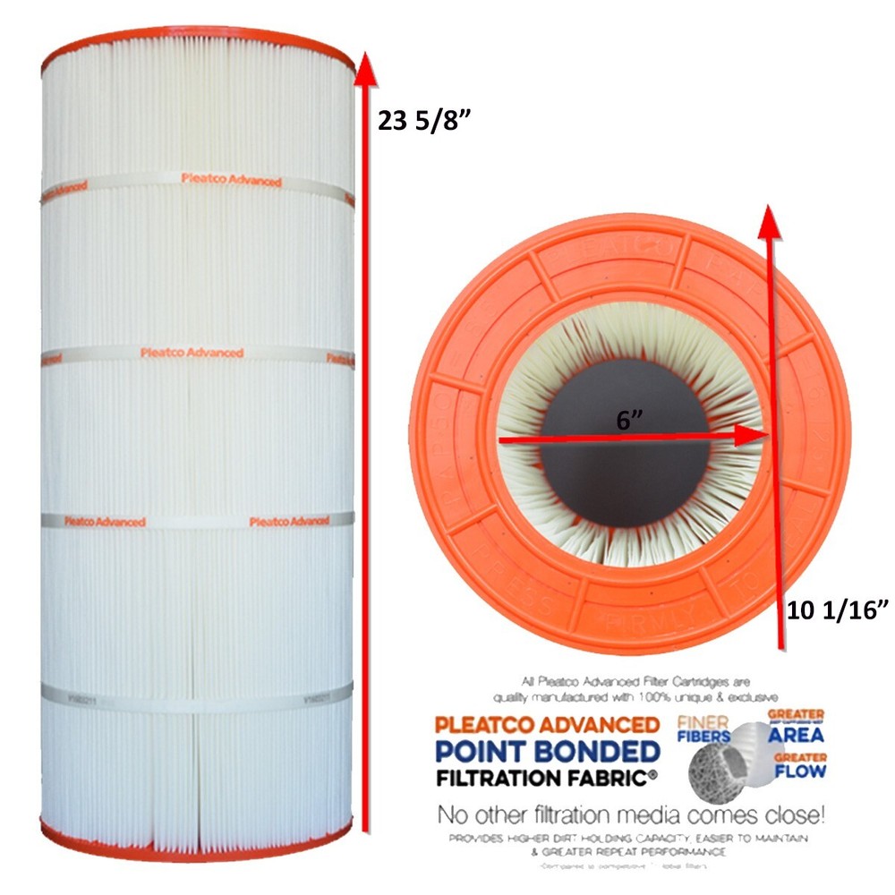 PAP100-4 Pleatco Swimming Pool Filter For Predator & Clean & Clear 100 FC-0686