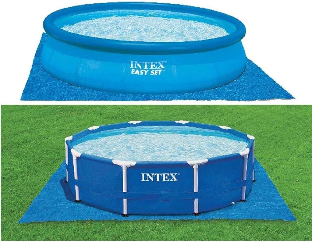 Intex 15 Foot Swimming Pool Ground Cloth Durable Protection For Pool Bottom gallery