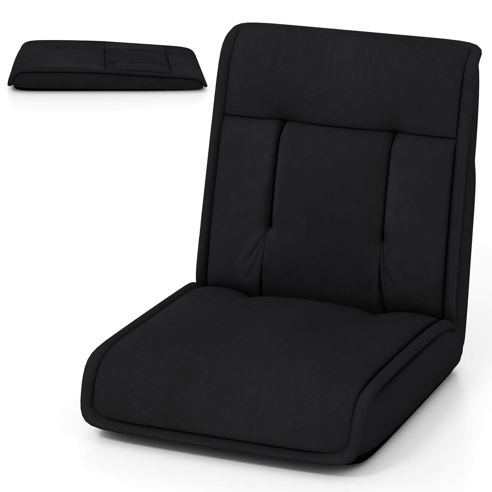 Folding Floor Chair Convertible Lazy Sofa Chair with Adjustable Backrest gallery