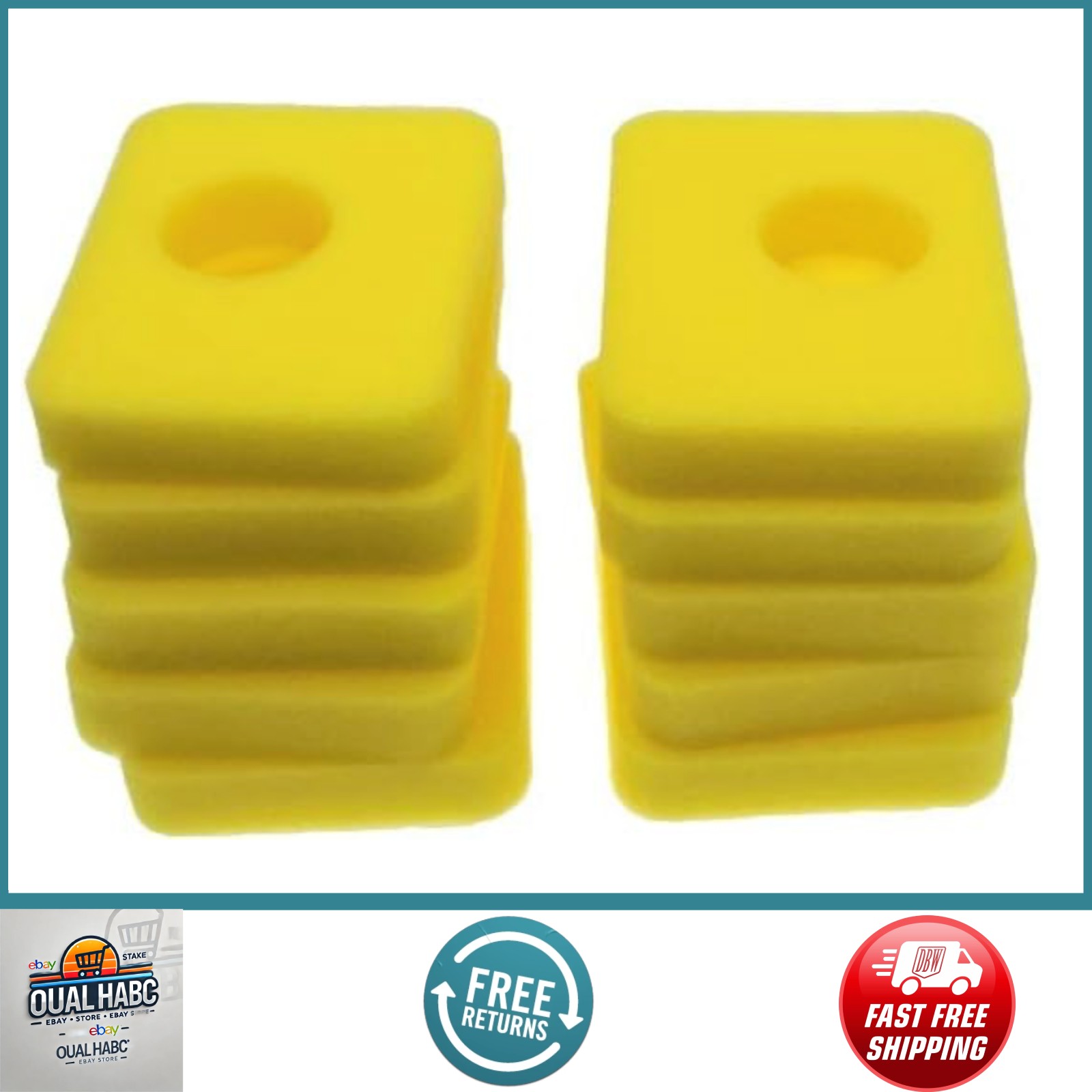 10 Pack Air Cleaner Foam Filter Replacement for BS 799579 550e 550ex Lawn Mower gallery