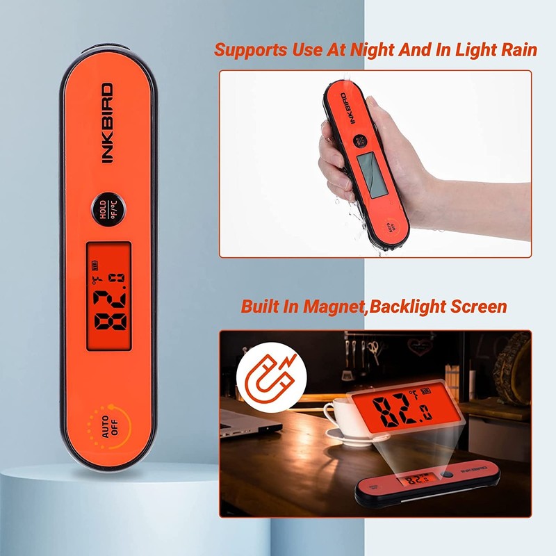 INKBIRD Wireless Probe Meat Thermometer BBQ Glove Instant Read Candy Thermometer gallery