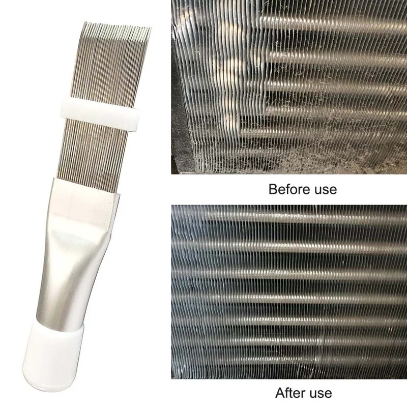 Multi-functional Air Conditioner Fin Repair Tool Coil Comb Condenser Brush gallery