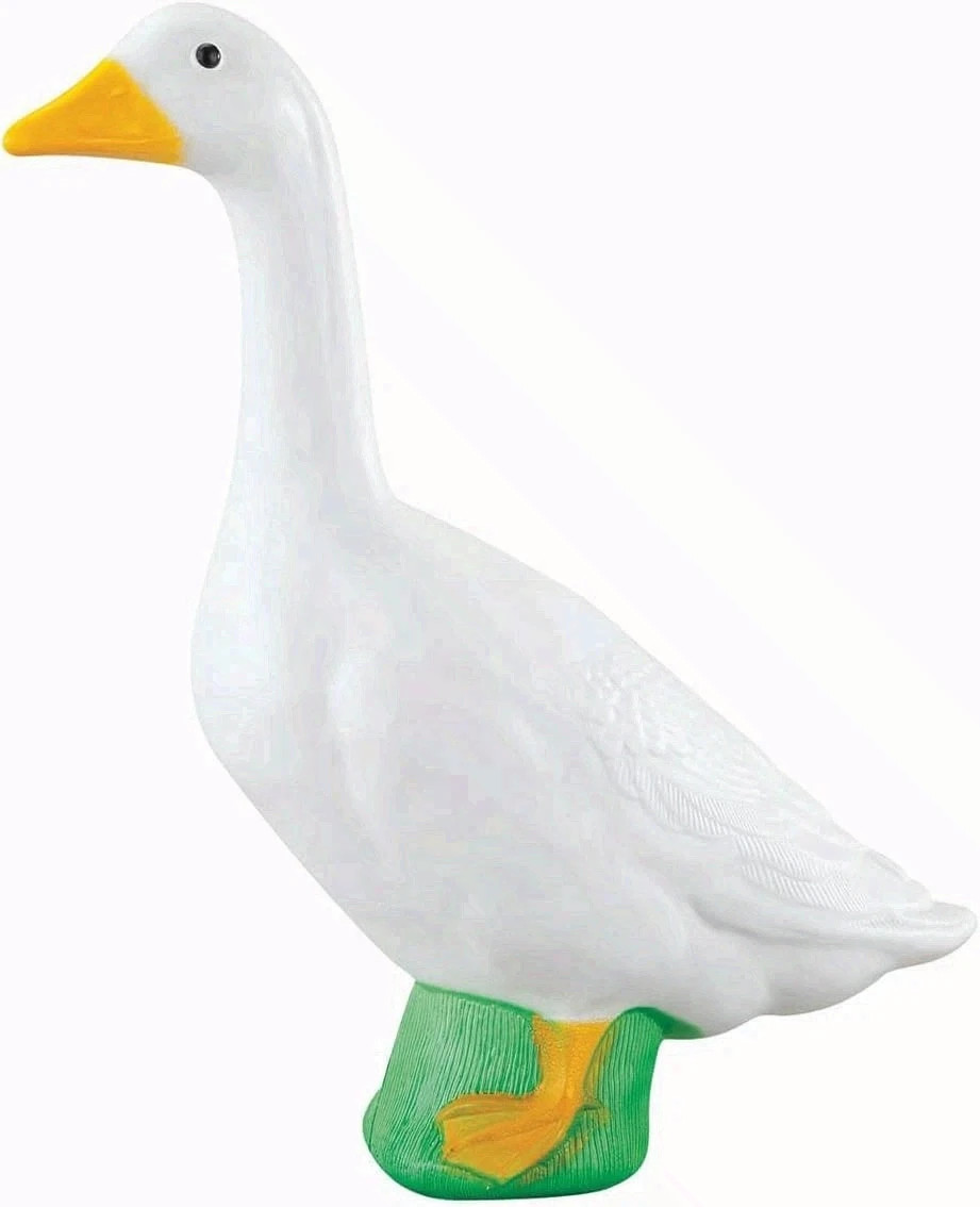 Fox Valley Traders Gaggleville 23" Large White Plastic Goose Garden Decor gallery
