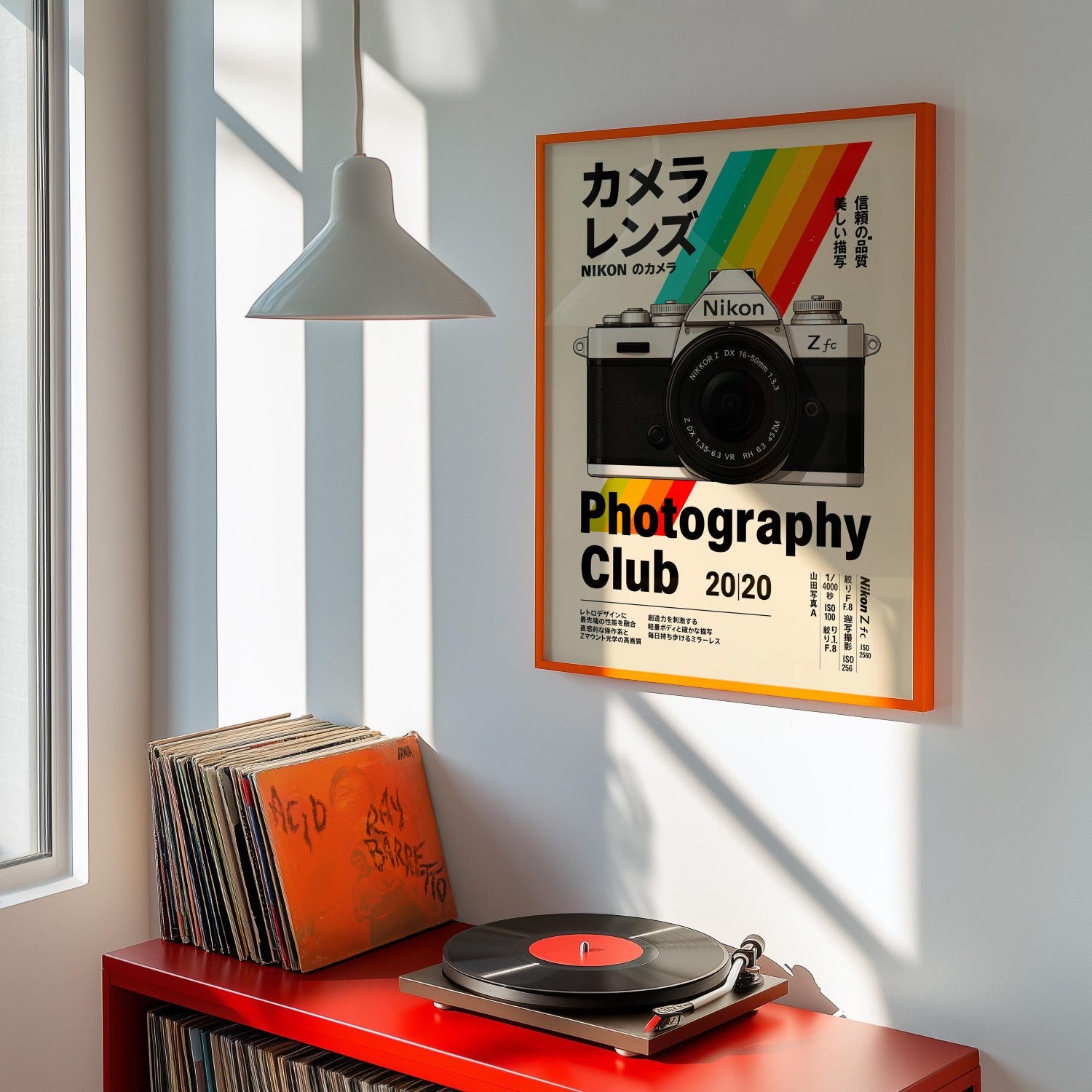 Nikon Zf Poster – Japanese Typography 90s Retro Camera Wall Art gallery