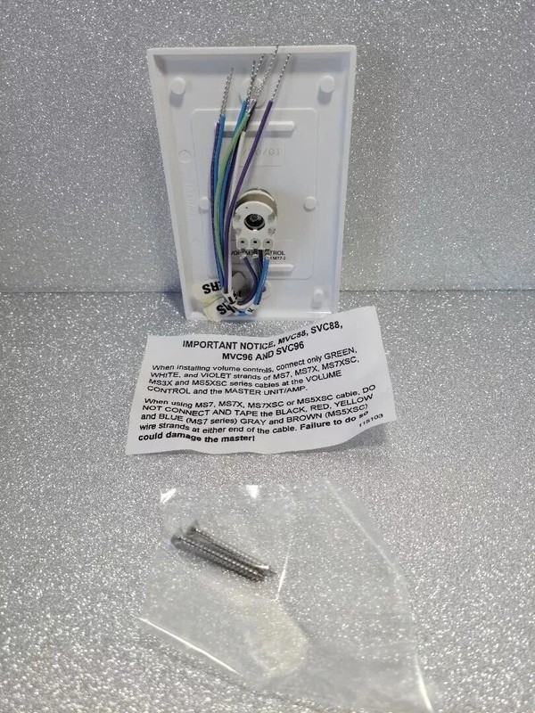 M&S Systems SVC96 Intercom Speaker Volume Control - 7 Wire - New - See Photos gallery