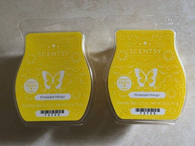 NEW Scentsy Wax Bar Bars Pineapple Mango HTF RARE discontinued retired lot gallery