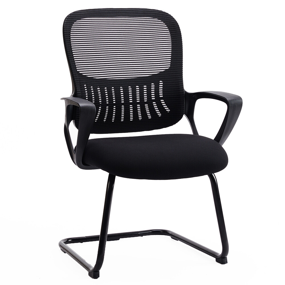 Ergonomic Mesh Mid Back Home Office Chair with Armrest -No Wheels Computer Chair gallery