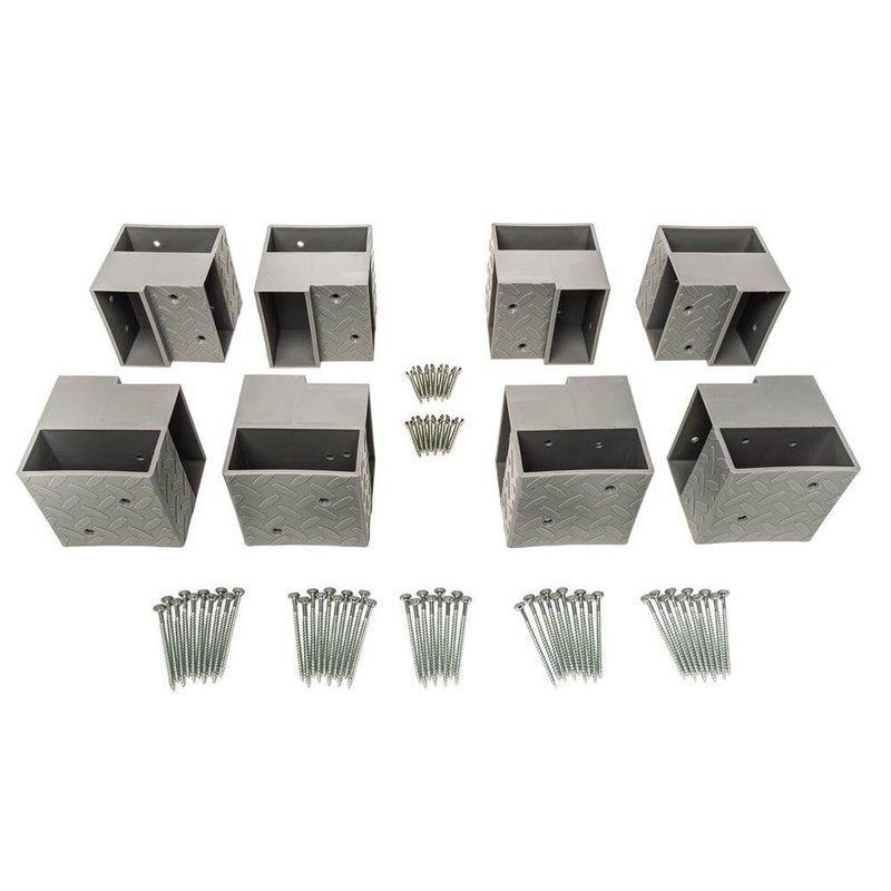 Heavy Duty DIY Workbench Hardware Kit, 24" x 48", 500 lb Capacity, Easy Cuts, Gr gallery