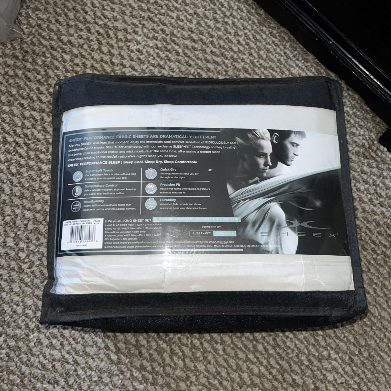 Sheex King/CAL King Sheet Set. NEW PLUS BONUS PILLOW CASES gallery