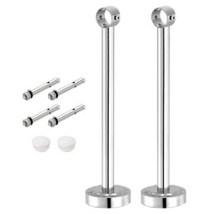 4 Set 11.81inch Ceiling Mount Bracket Fit 1.02inch Pipe, Curtain Rod Holder