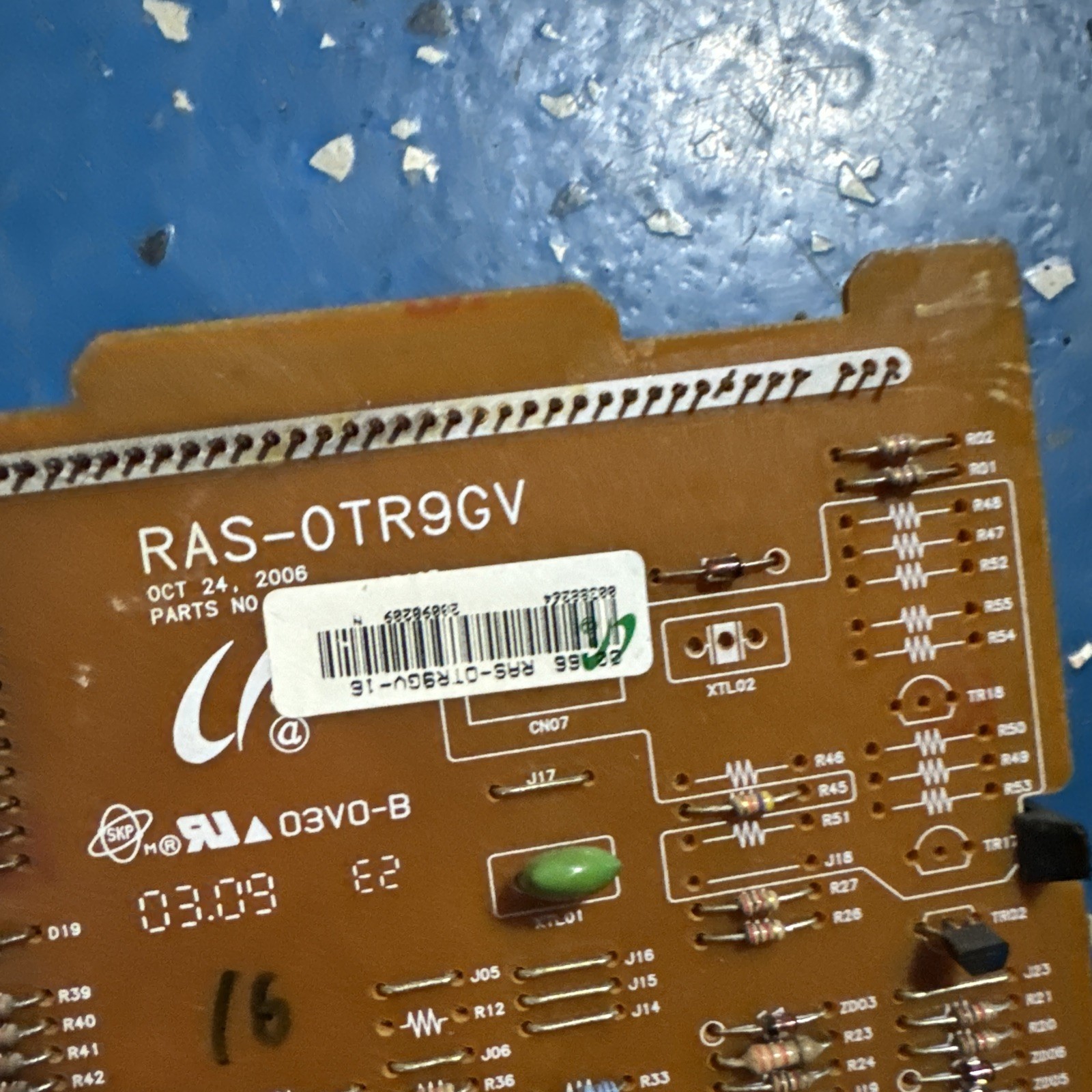 GE RAS-OTR9GV Microwave Control Board De41-00310b OEM gallery