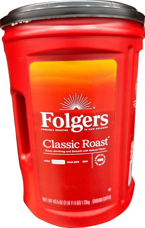 Folgers Classic Roast Medium Coffee With Robust Flavor 43.5 Oz EXP 08/2026 gallery