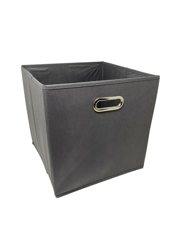13" Large 6 pcs Fabric Storage Bins Box Organizer Cube Basket Container gallery