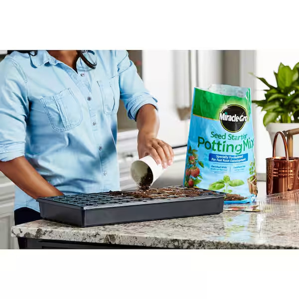 2-Pack Miracle-Gro Seed Starting Potting Soil Mix-16 Qt for Optimal Plant Growth gallery