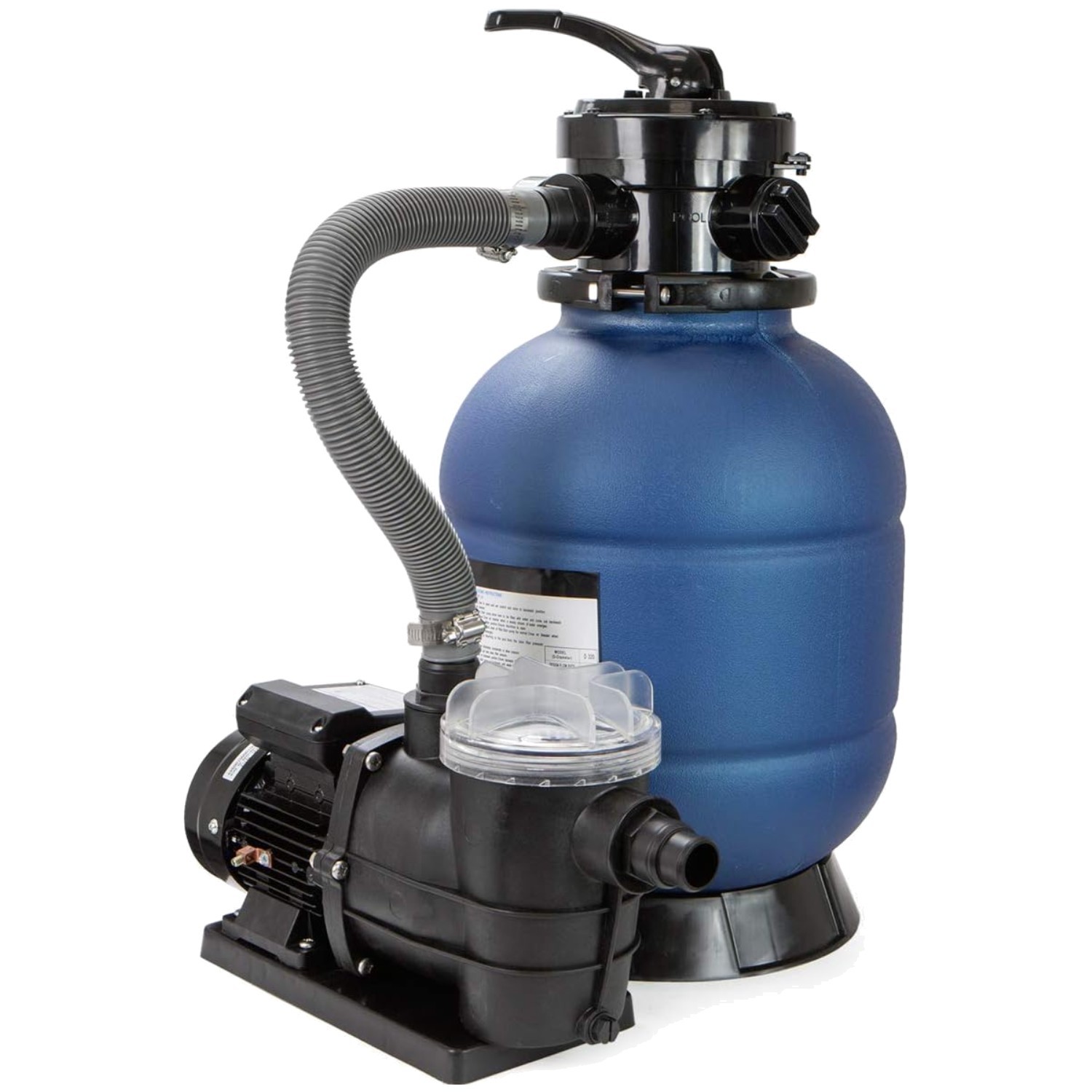Compact Sand Filter Pump with 10,000 Gallon Capacity - Optimal Pool Filtration gallery