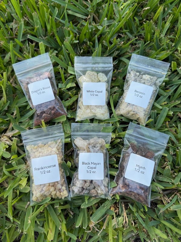 Resin Incense Variety Sampler Set 6 Different Scents. Cleanse. Purify. Balance gallery