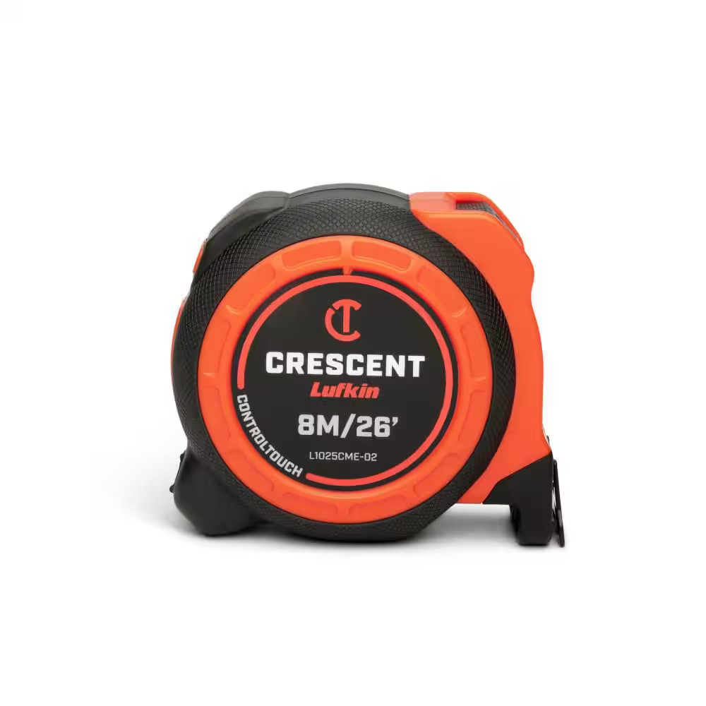 Lufkin 1-3/16 In. X 8 M/26 Ft. Command Control Series Yellow Clad Tape Measure gallery
