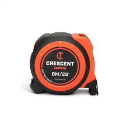 Lufkin 1-3/16 In. X 8 M/26 Ft. Command Control Series Yellow Clad Tape Measure