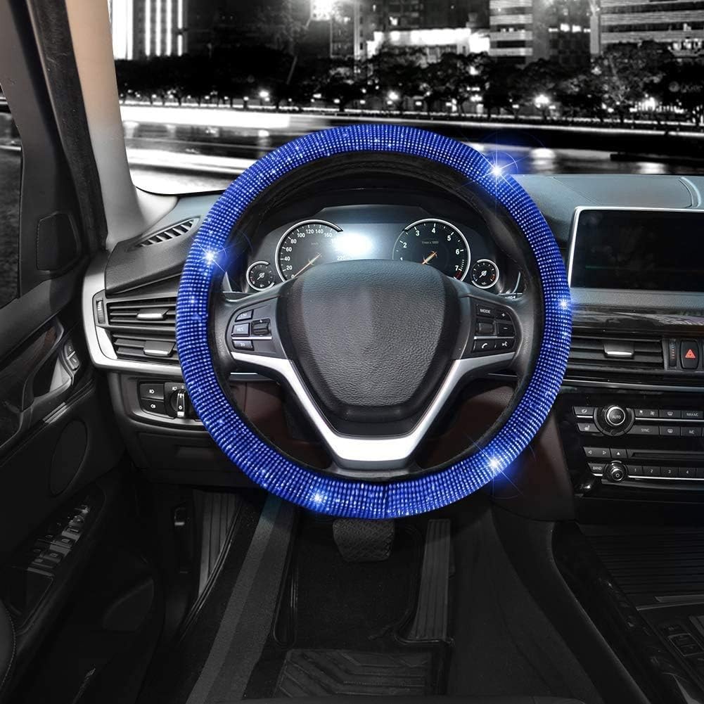 Steering Wheel Cover for Bling Bling Crystal Diamond Sparkling Car SUV Wheel Pro gallery
