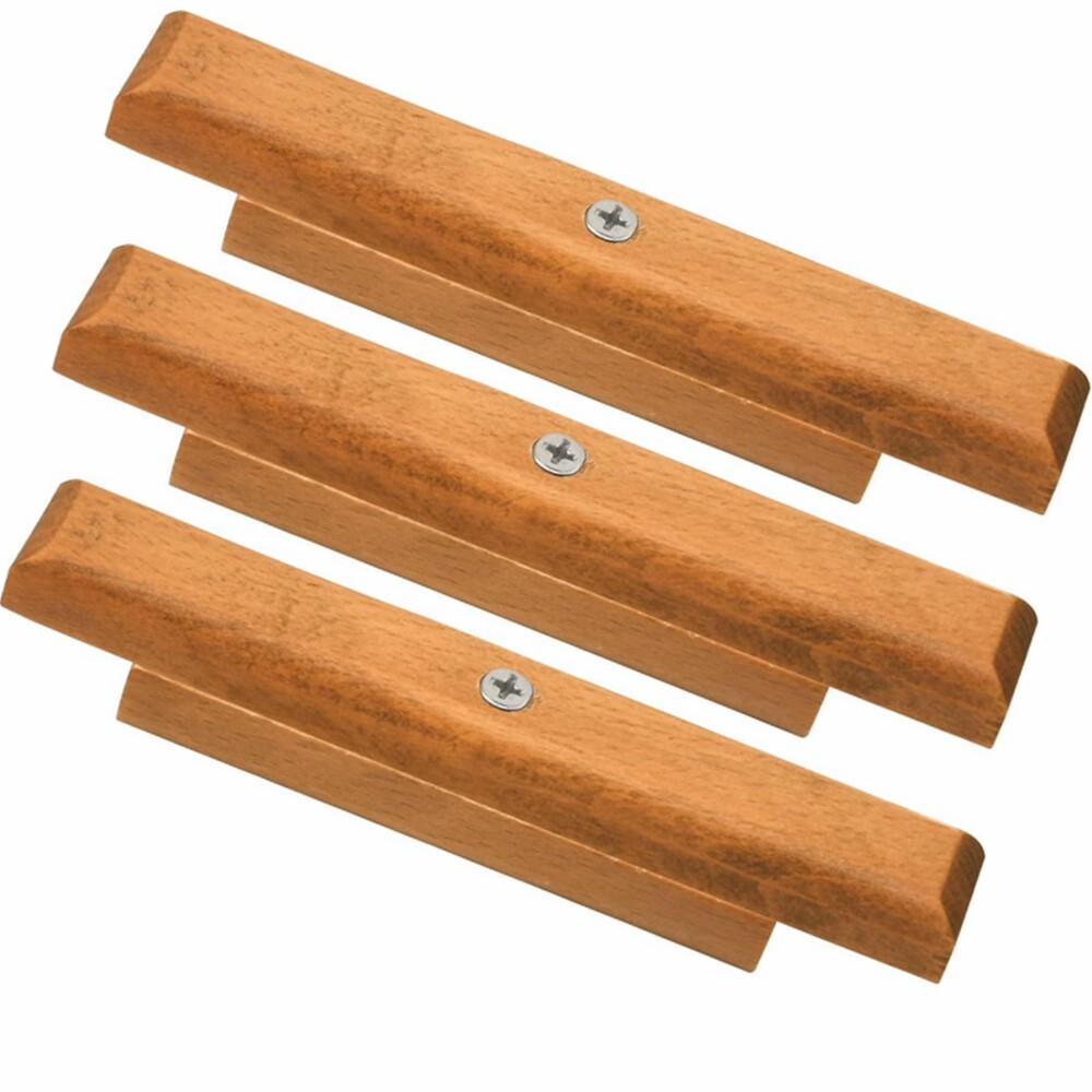 3 Pack, Cherry Wood Replacement Handle FITS Weber Charcoal Grill New gallery