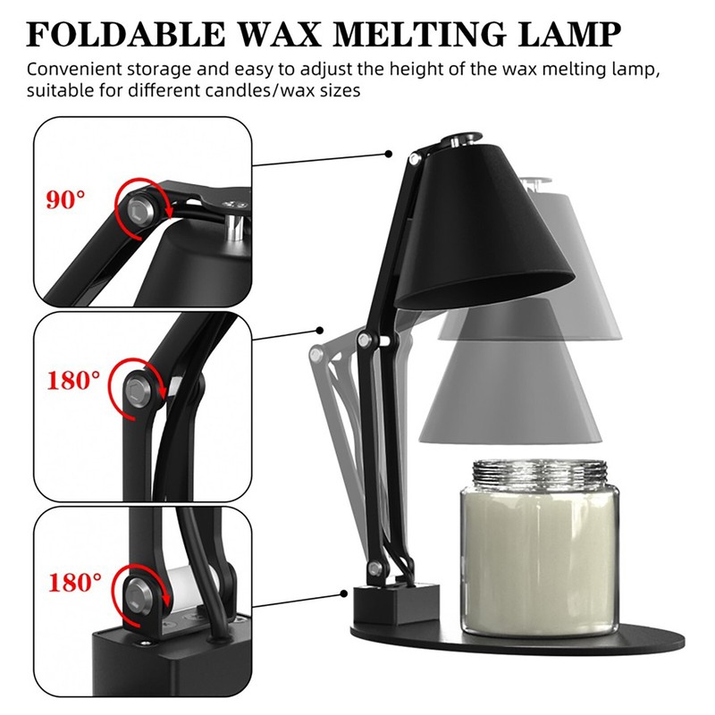 Candle Warmer Lamp with Timer. Foldable and Height adjustable. Fits all sizes. gallery