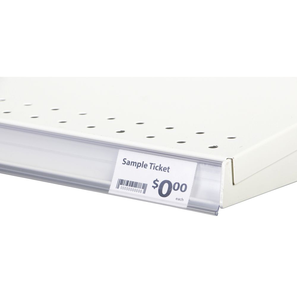 Kost Klip ClearVision Flex Channel Clear PVC Clip-in Ticket Molding - 47 5/8"L gallery