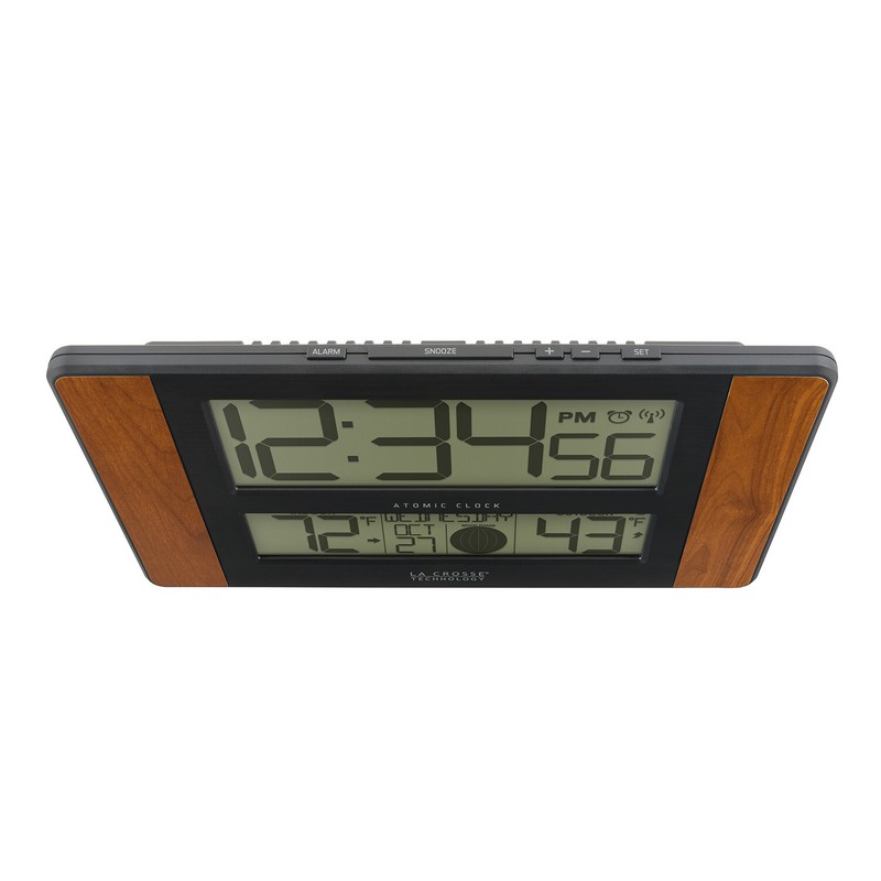 513-1417CH La Crosse Technology Atomic Digital Wall Clock with TX141-BV2 Sensor gallery