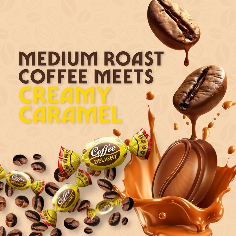 Handcrafted Coffee Flavored Candy - 100 Count, Gluten-Free Treats for Foodies gallery