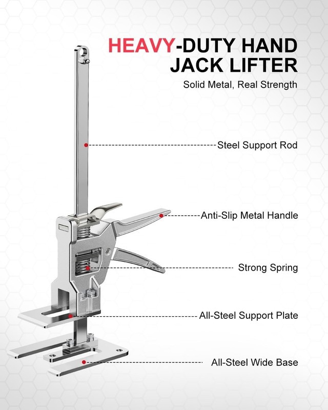 Labor Saving Arm Jack 2 Pack Hand Lifting Tools Stainless Steel Construction gallery
