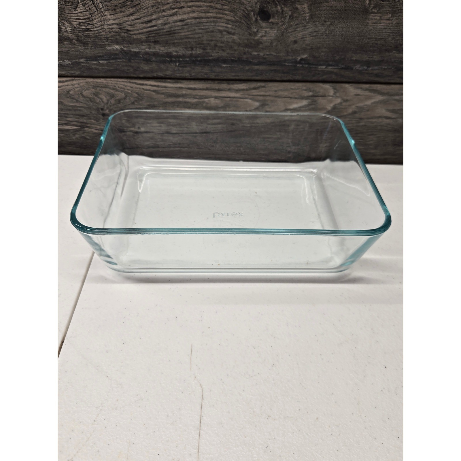 Pyrex 7211 Clear Glass Rectangular Food Storage Dish 6 Cup 8x6x2 Made in USA gallery