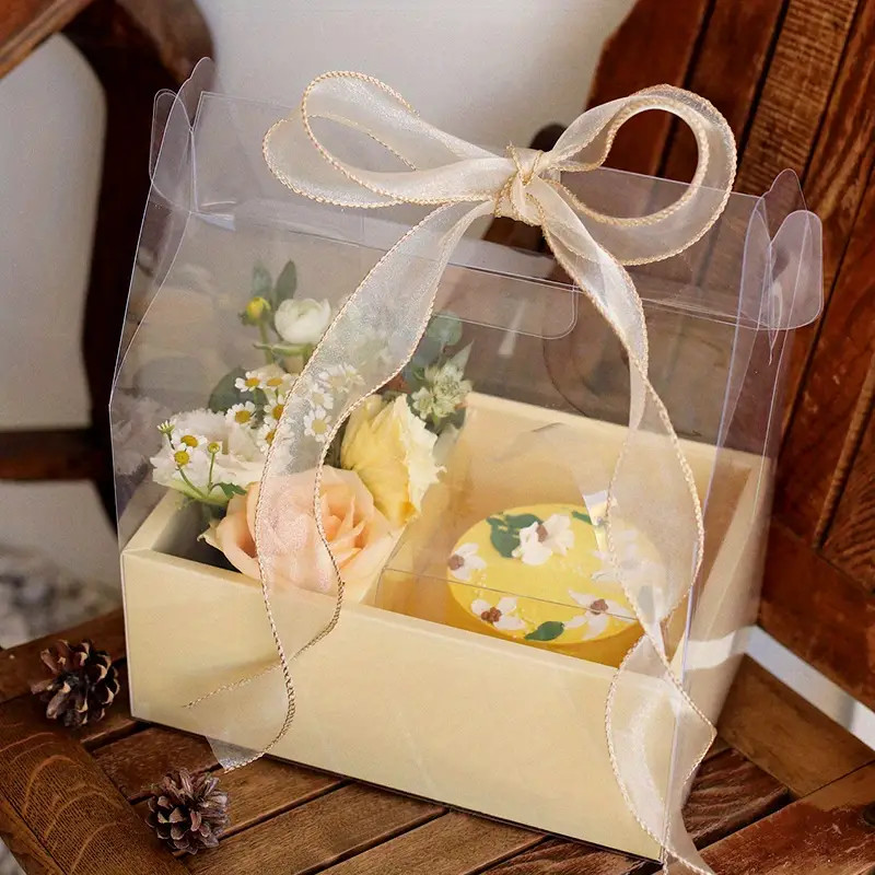 [Pink]Flower Cake Gift Box (Box Only), Valentine's Day Gift gallery