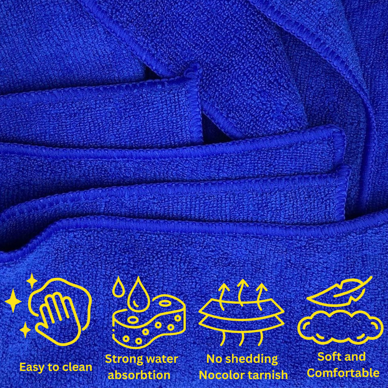 Microfiber Cleaning Cloth Towel Soft Rag Car Polishing No Scratch Auto Detailing gallery
