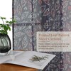 Crushed Sheer Curtains 63 Inch Length 2 Panels, Light 42"W x 63"L (Pack of 2) gallery