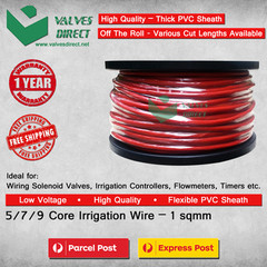5/7/9 core / Multi core Irrigation wire/cable 1.0 sqmm – Meter Cut Lengths