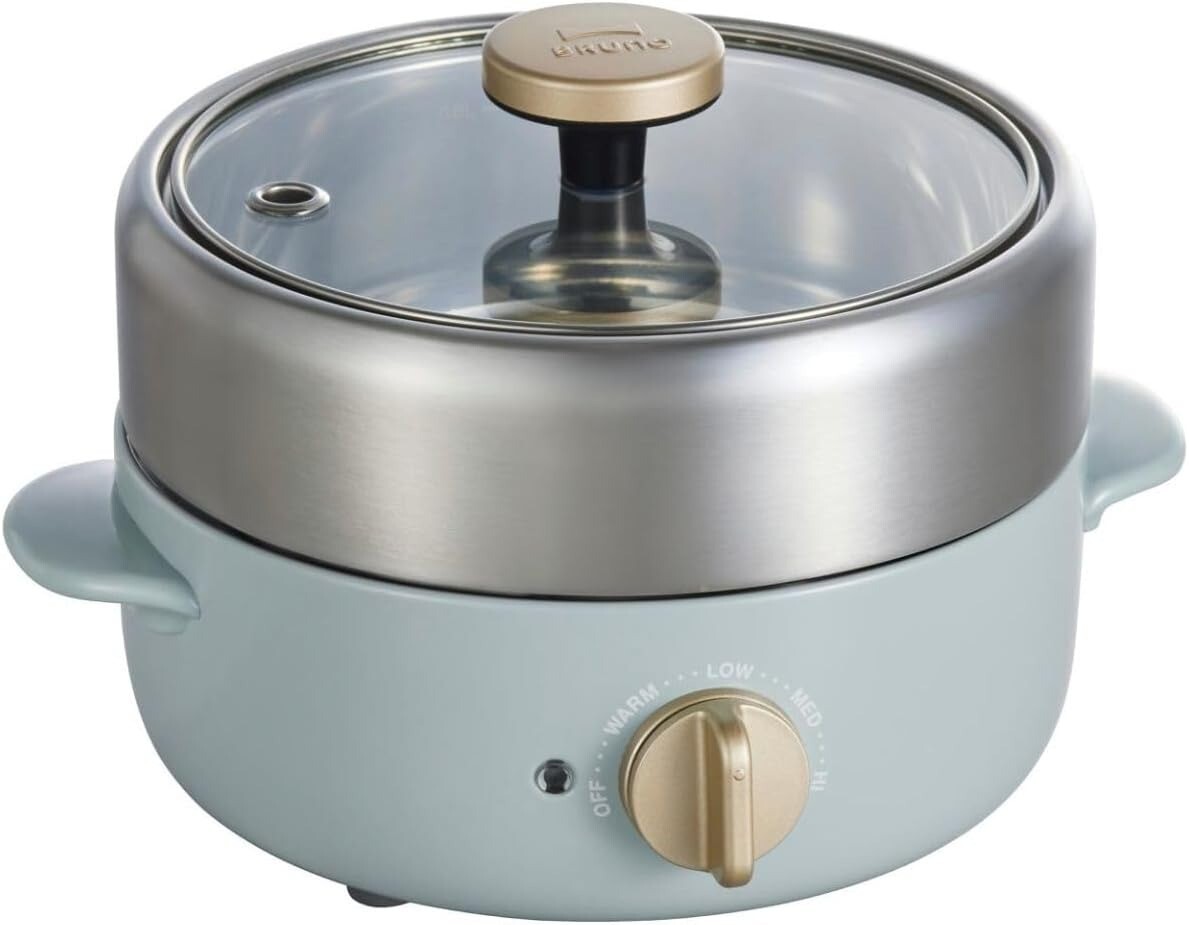 Bruno Electric Pot For 1-2 Person, Compact Multi-Grill Pot Blue, Blue Green, WH gallery