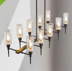YM YI MI SHU ZI，Rectangular Dining Room Fixture