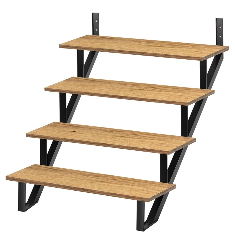 Steel Stair Step Riser 2 Pack, 4-Step Steel Stair Stringer, One Step Stair St... gallery