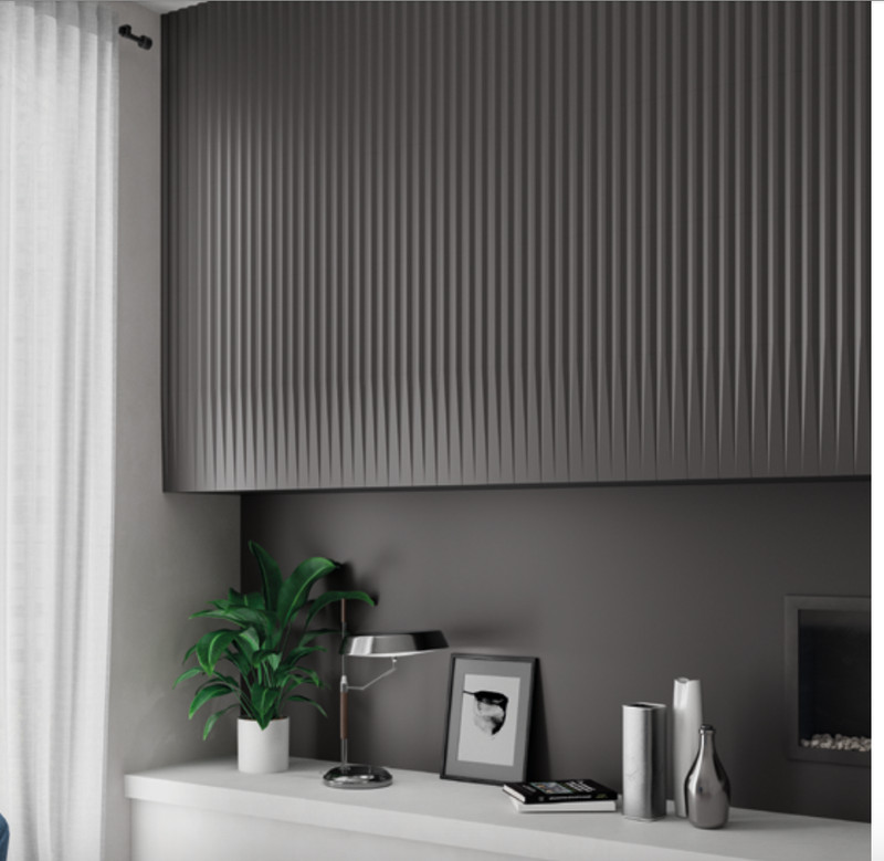 WOW Stripes Tile Black Graphite Stone - Spain 3x12 - 13 Pc/Box 48 Boxes Avail gallery
