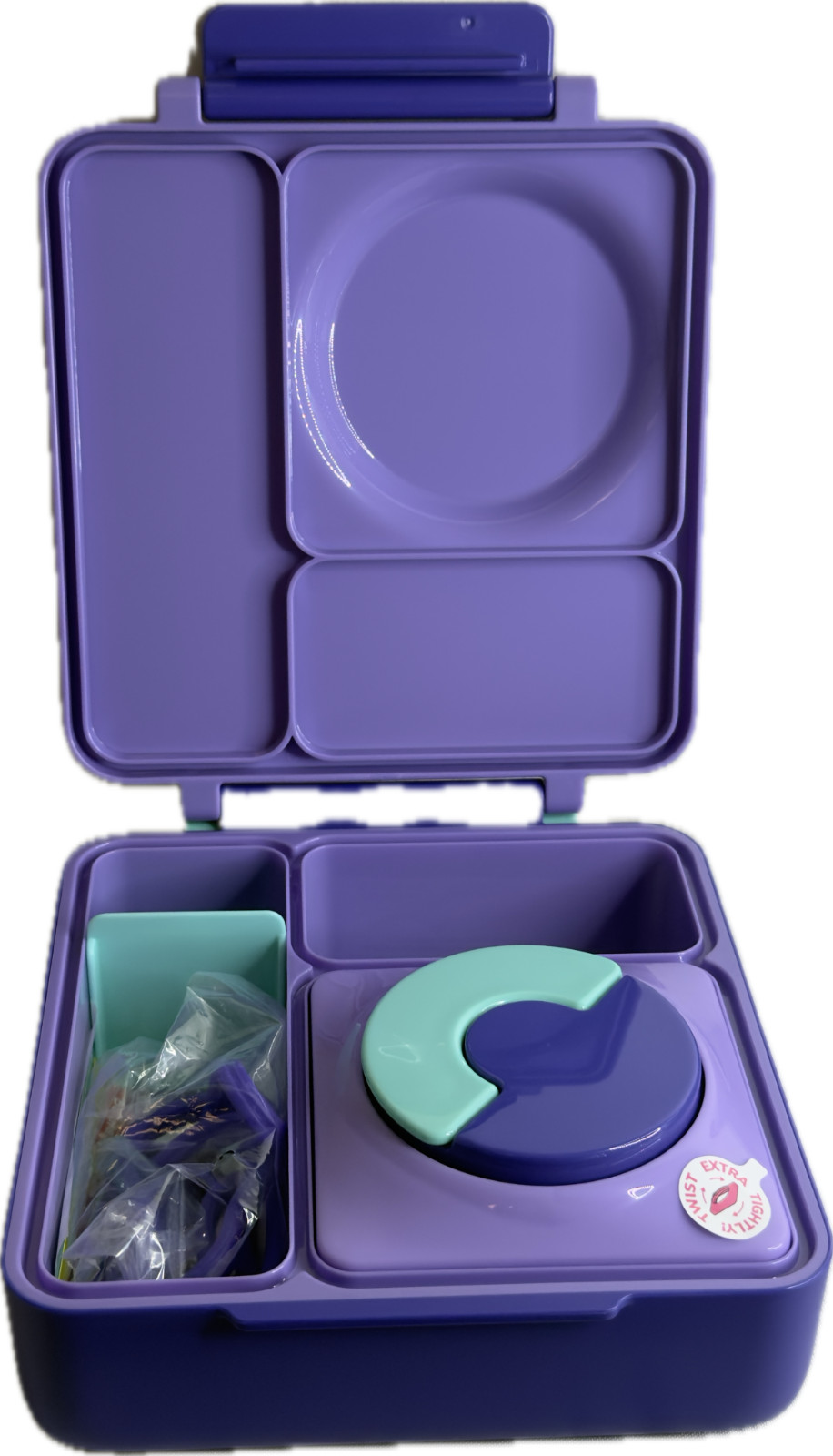 OmieBox 66FC08 Food Container & Vacuum Insulated Bowl Purple Plum (New/Unused) gallery