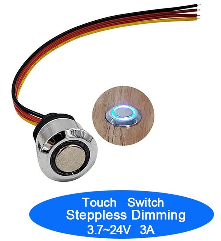 NEW! 12VDC Touch Switch + Dimmer Controller For LED Strip Light DC 5V -24V 2pcs gallery