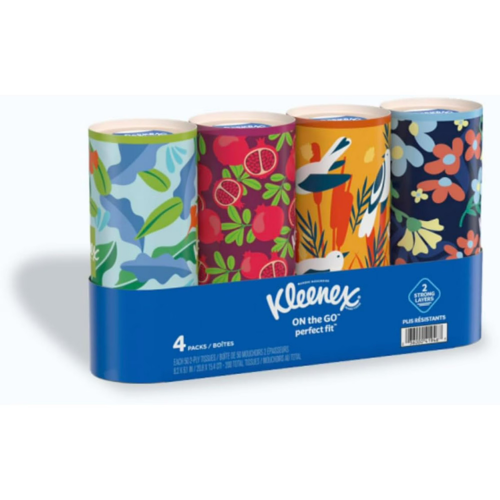 Kleenex Perfect Fit, 50 Count, (4 pack) - Packaging May Vary(Assorted color and gallery