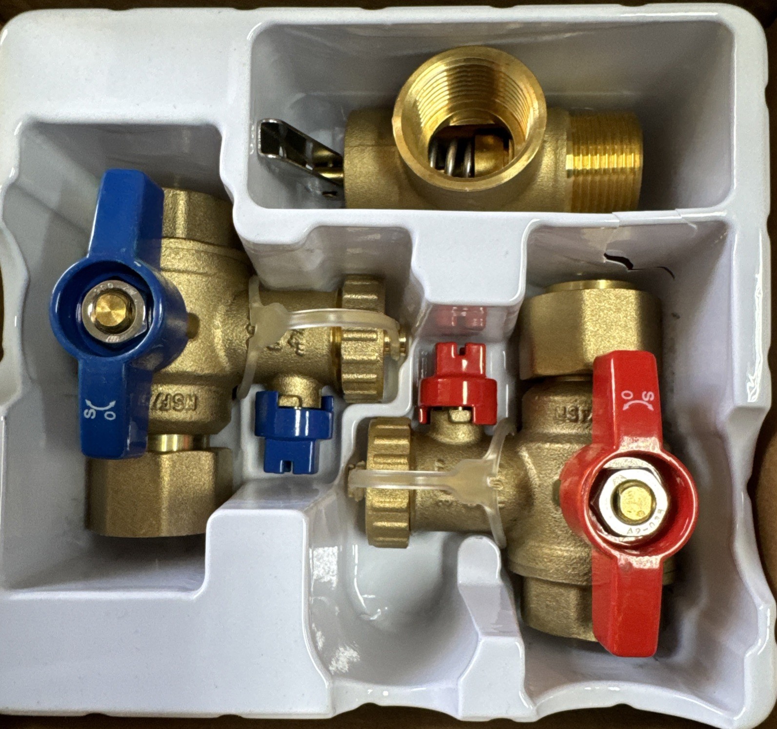 Rheem Service Valves Kit Brass RTG20326 for Tankless Water Heaters gallery
