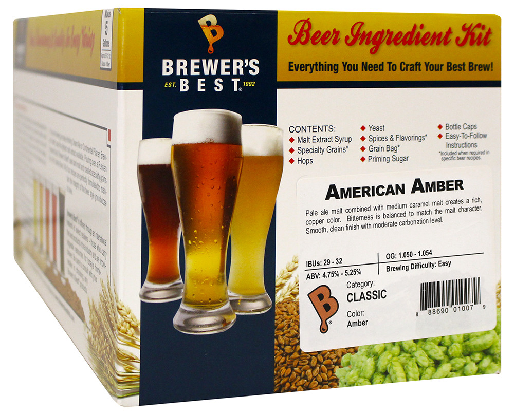 American Amber Ingredient Kit for Home Brew Beer Making gallery