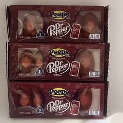 PEEPS Easter Dr Pepper Marshmallow 3 Packs Of 5- 1.5 Oz. 15 Total NIP Exp. 07/26